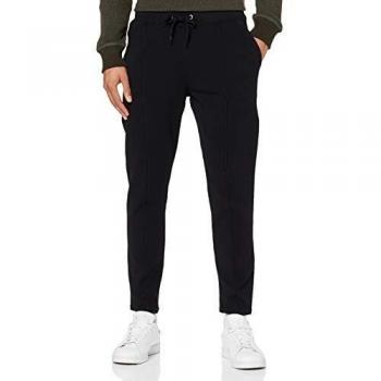 G-STAR RAW Lanc Slim Tapered Pantalones de Deporte, Negro