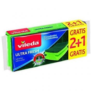 Vileda – Set de 3 salvauñas UltraFresh con tratamiento antibacterias, 3 unidades