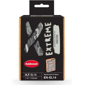 Batería Hahnel HLX-EL14 Extreme para cámaras Nikon (Li-ion, compatible EN-EL14a)