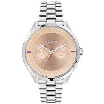 FURLA Reloj Analógico para Mujer de Cuarzo con Correa en Acero Inoxidable R4253102505
