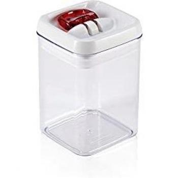 Leifheit 31208 Fresh and Easy Recipiente hermético Cuadrado de 800 ml