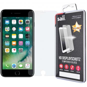 Saii Premium iPhone 7 Protector de Pantalla [Ultra delgado] 9H protector de pantalla en cristal templado resistente para iPhone 7 - Claro