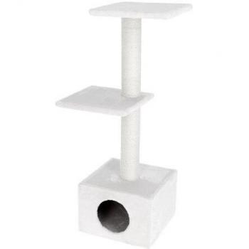 Kerbl Árbol de Gato Venus, 37 x 37 x 109 cm, Color Blanco, 1pc/cartón W. Póster