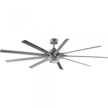 Fanimation - Ventilador con luz 214 cm Fanimation Odyn MW Blanco diseño tamañogrande con luz Led Garantía 25 Años