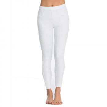 Spanx Spanx Womens Indigo Knit Cropped Leggings with Inner Mesh Shaping Panty