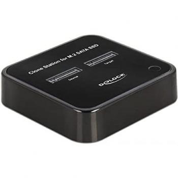 Delock M.2 Docking Station for 2 x M.2 SATA SSD with Clone Function
