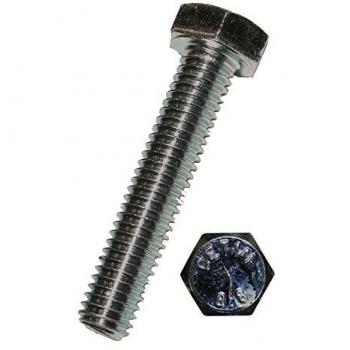 Tornillos de cabeza hexagonal galvanizados Dresselhaus 0222/001/74 6X30 - Tornillo para metales, dimensiones 6 mm de diámetro y 30 mm de longitud, acabado galvanizado