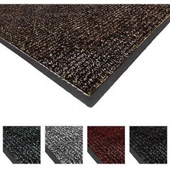Alfombrillas Notrax para uso profesional 117S0035BR Heritage Riba Buena relación calidad-precio, alfombrilla de entrada acanalada, color marrón