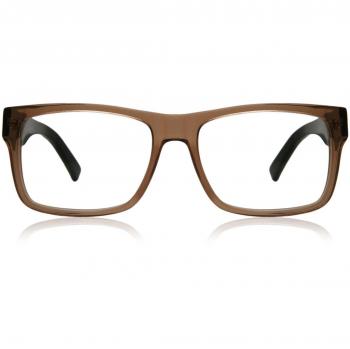 Gafas Recetadas Cuadrado Montuta Completa Plástico Marrón para Hombre - Gafas Anti-Azules - SmartBuy Collection
