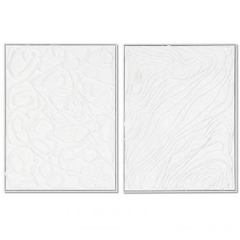 Cuadro Abstracto Con Relieve Urbano DKD Home Decor 60 x 3,2 x 80 cm (2 Unidades)