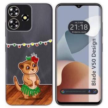 Funda Silicona Transparente Suricata para Zte Blade V50 Design 4G