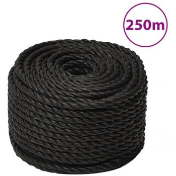 Cuerda de trabajo polipropileno negro 10 mm 250 m