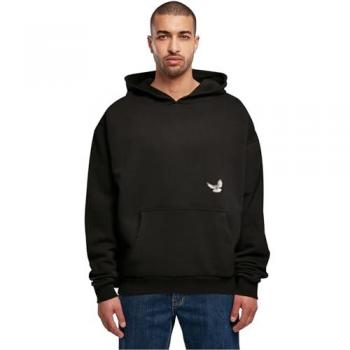 Mister Tee Unisex K-Dot Heavy Oversize Black Hoodie