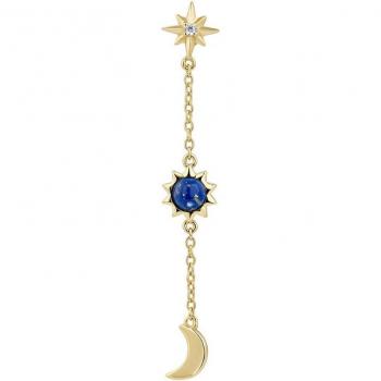 Piercing Cosmic Galaxy by Earcandy Jewelry