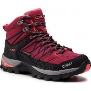 Botas CMP Rigel Mid WaterProof rosa oscuro negro mujer - 38