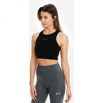 Camiseta deporte para mujer ajustada Crop Top PicSil Sport - Camiseta de mujer ajustada, estilo crop top, fabricada por Picsil, ideal para actividades deportivas