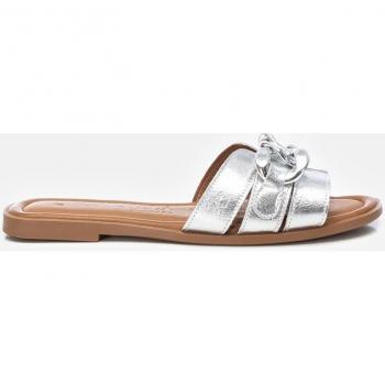 Sandalias planas de piel para mujer Carmela