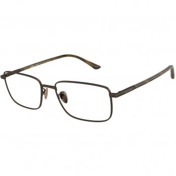 Giorgio Armani AR 5133 Brown Transparent Square Prescription Glasses for Men