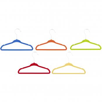 Pack DE 15 Perchas DE Terciopelo Infantil