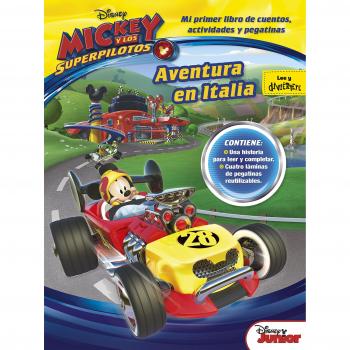 Mickey y los Superpilotos. Aventura en Italia: Mi primer libro de cuentos, actividades y pegatinas - Disney