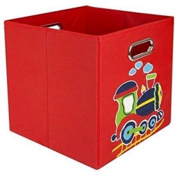 Littles modernos, plegables canasta de almacenamiento, Rojo