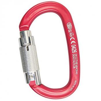 Desconocido Kong mosquetón ovalone Twist Lock, Rojo/Pulido/Brillante