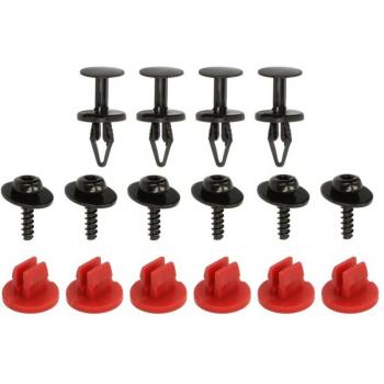 Fijación de la cubierta del motor y kit de montaje para parachoques ROMIX ROM 92001