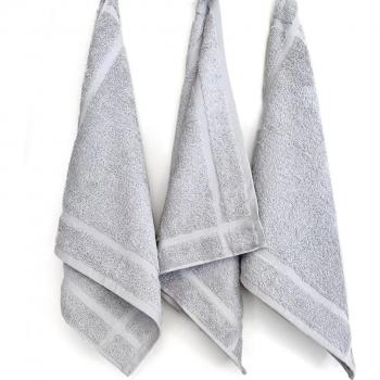 Pack 3 Paños de Cocina Alfa 50x50 cm - Color Perla