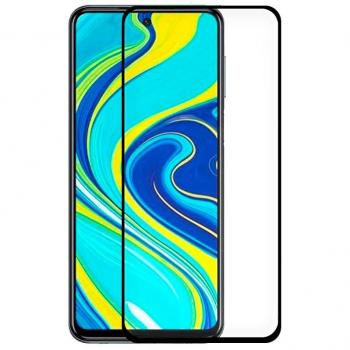 Protector de Pantalla Cristal Templado Full Cover 3D/4D Negro para Xiaomi Redmi Note 9S / Note 9 Pro