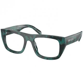 Prada PR A17V 17U1O1 Women's Eyeglasses Green Size 51 (Frame Only) - Blue Light Block Available