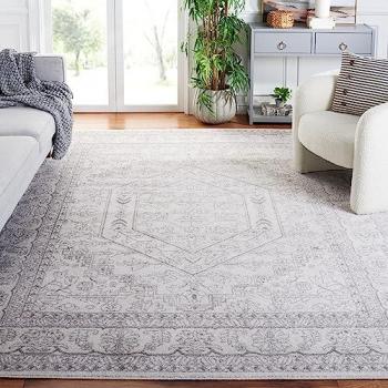 Safavieh Adirondack Ivory/Silver Medallion Area Rug 8' x 10' (244 x 305 cm)