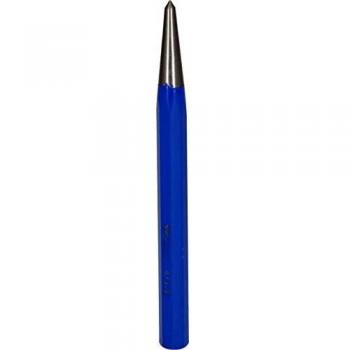 Punzón Brilliant Tools BT084910 con mango ergonómico, fabricado en acero de alta resistencia, punta afilada para perforaciones precisas, longitud total de 90 mm y diámetro de 4 mm