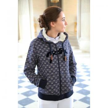 Pénélope Rosy Women's Zip-Up Riding Hoodie