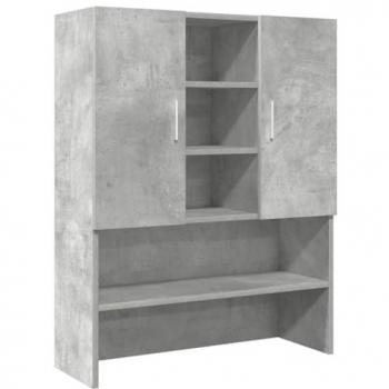 Armario de Lavadora Gris Hormigón 70,5x25,5x90 cm