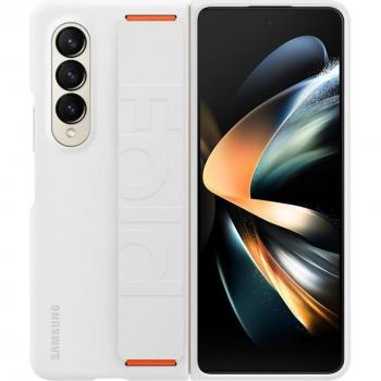 Samsung Galaxy Z Fold4 Silicone Grip Cover Funda Blanca