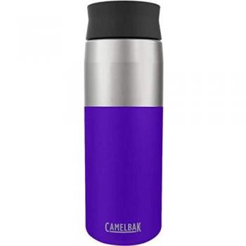 Camelbak Hot Cap Vacío Acero Inoxidable 20 oz, Iris Botella - 001 Negro/Gris, N