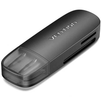 Lector de Tarjetas Externo Vention CLEB0/ USB 2.0