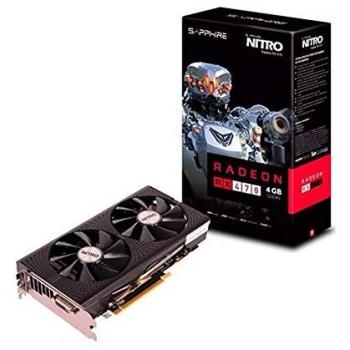 Sapphire RX470 Nitro - Tarjeta gráfica de 4 GB, Color Negro