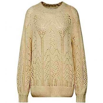 Pepe Jeans Jersey Marzella Beige para Mujer Small Beige