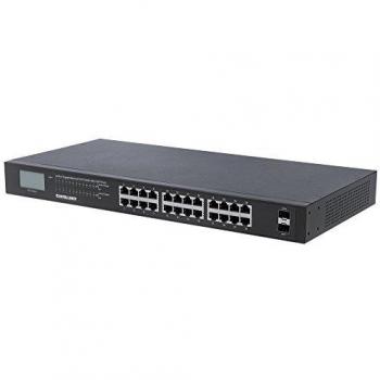 NEW INTELLINET I-SWHUB 24GPU Gigabit Ethernet Switch 24 port P with 2 SFP ports
