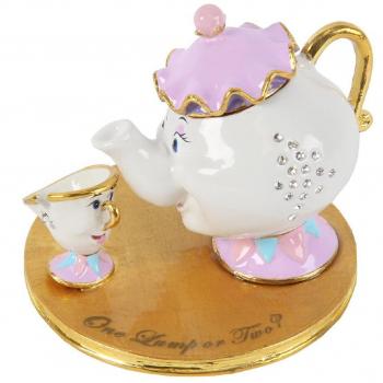 Mini Joyero Disney Sra. Potts y Chip 7x7x6 Cms