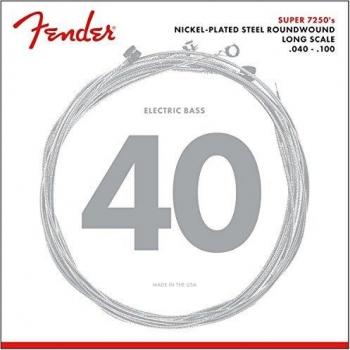 Fender 7250L Light Nickel Plated Steel Long Scale Bass Strings 40-100