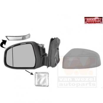 Espejo retrovisor eléctrico izquierdo Van Wezel 1945827 para Ford Focus 3 y Focus 3 Turnier