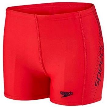 Speedo Sports Logo Panel Aquashorts – Bañador corto Rojo Fed Red/Navy Talla:140