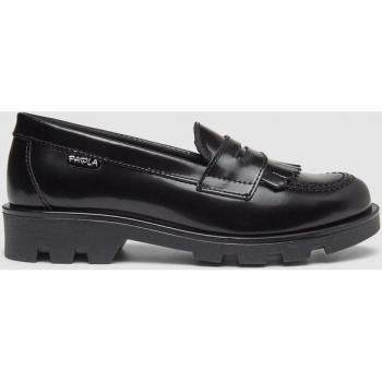 Mocasines de niña Pablosky 854113 en color negro