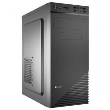 Natec Cabassu G2 Midi Tower ATX Case with Card Reader, 2x USB 3.0, 2x USB 2.0, No Power Supply