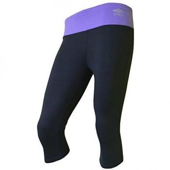Umbro 62619U-DGM Mallas, Mujer, Gris/Morado/Blanco, L