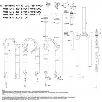 Rock Shox - Repuesto Muelle/Tapon Regulador Tora Tk-10 80Mm Duro