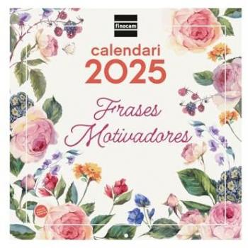 Calendario de Pared 30x30 con Frases Motivadoras en Catalán 2025 (Enero-Diciembre)