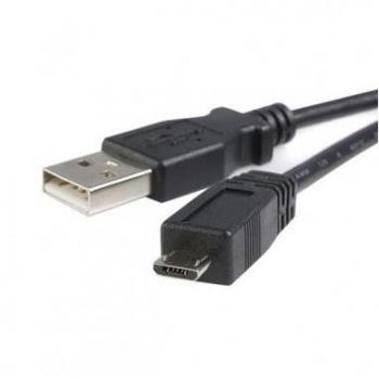StarTech.com UUSBHAUB50CM Cable de 50cm Micro USB a USB A para Carga y Sincronización de Datos, USB 2.0, Conector Macho Tipo A a Micro B, Negro
